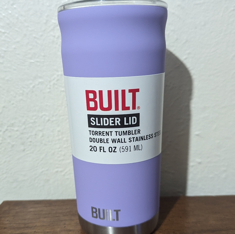 Brand New Lavender Built Torrent Double Wall Insulated Tumbler